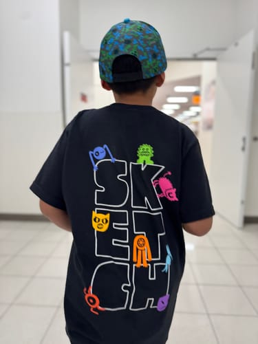 Customer photo review of SKETCH Monster Mash Up T-Shirt