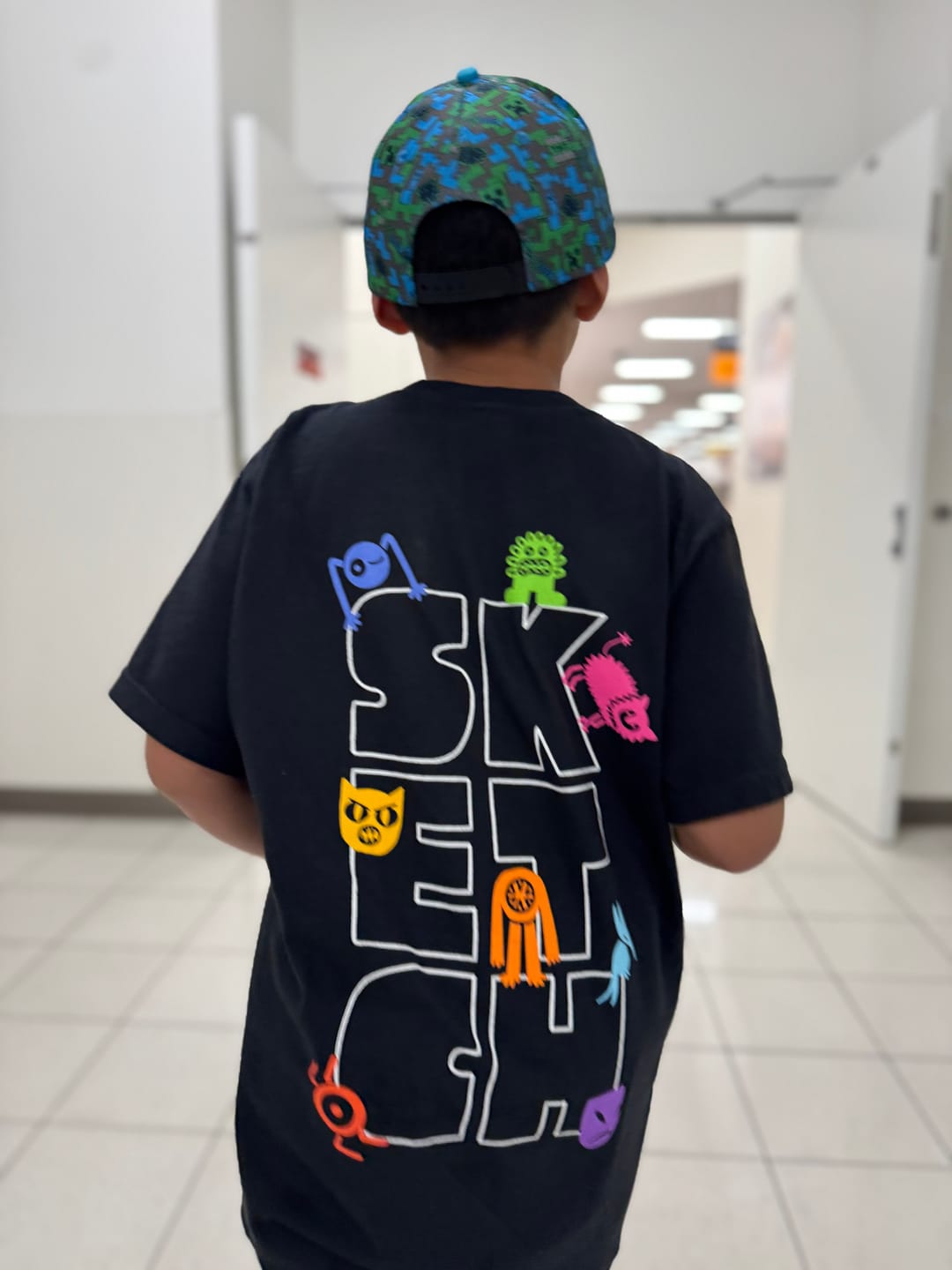 Customer photo review of SKETCH Monster Mash Up T-Shirt