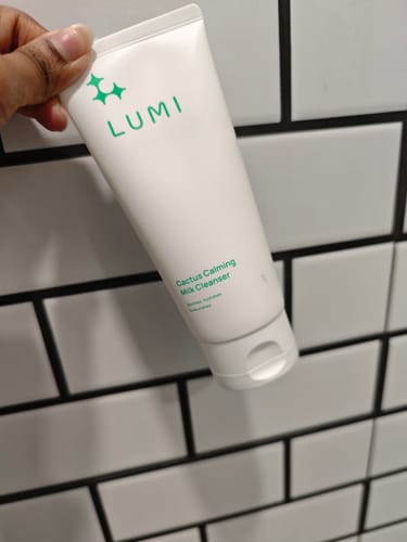 Customer photo review of Cactus Calming Milk Cleanser