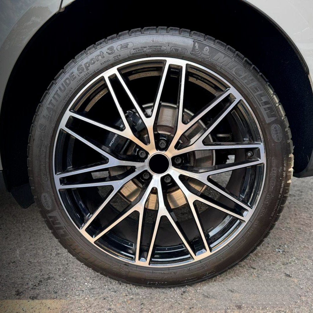 Customer photo review of 21" Rims - Made to Fit Porsche Taycan 2020 2021 2022 2023 2024 2025 | OE Style | 21x9.5/11 Wheels Brand New