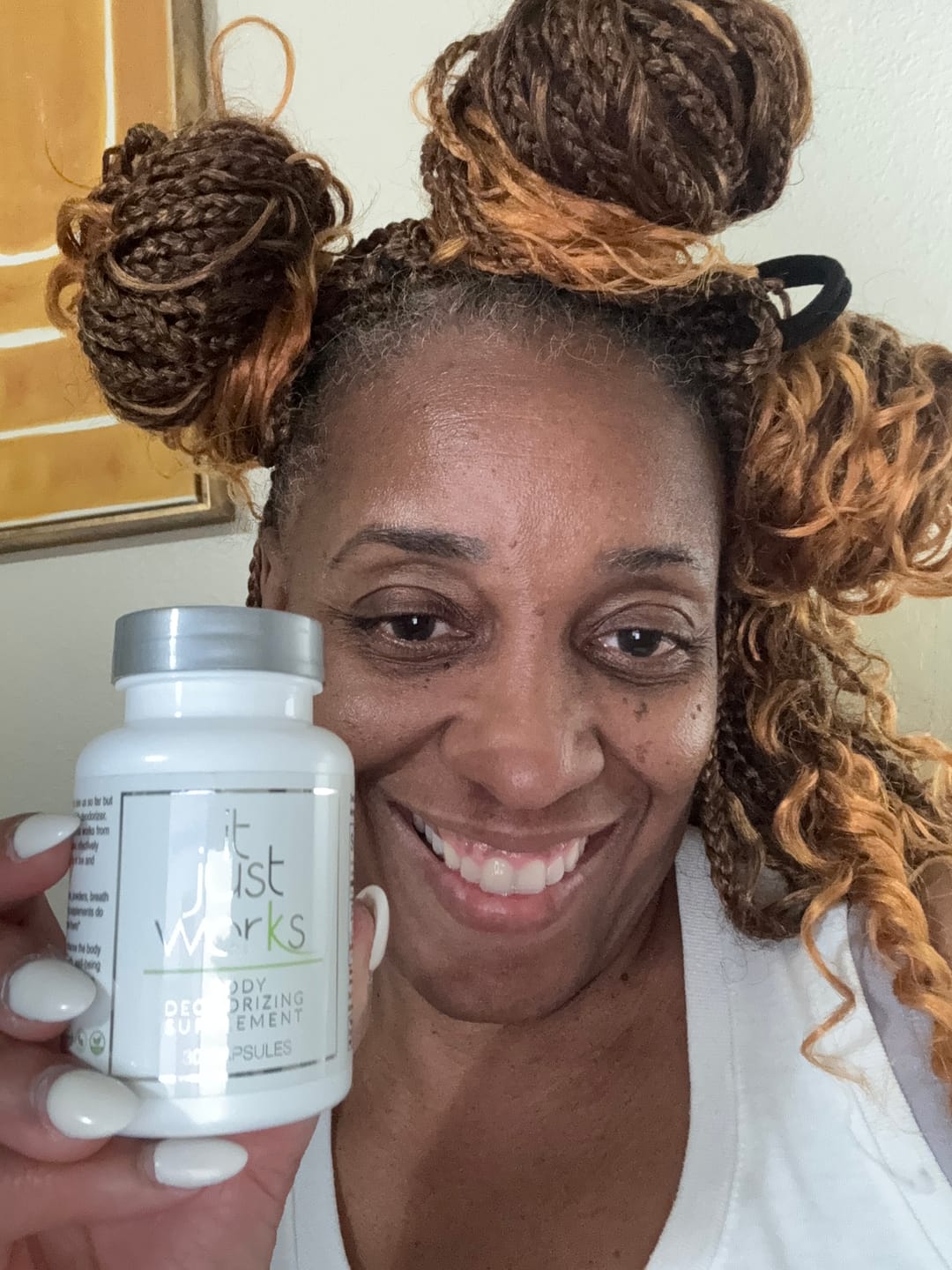 Customer photo review of Body Deodorizing Supplement | 3 Pack Bundle