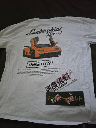 Customer photo review of MYSTERY TEE
