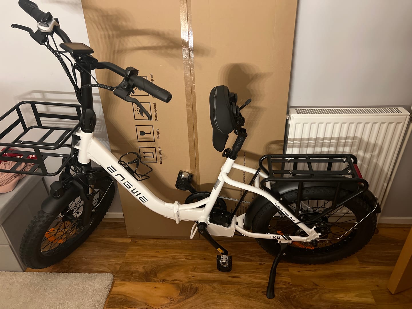 Customer photo review of Engwe L20 SE 250W 20" Foldable Electric Trekking Bike 561Wh Step-through E-bike