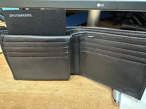 Customer photo review of SPOTMINDERS. Tracking card