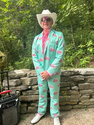 Customer photo review of Golf Polo Couple Family set Fiesta Time Skull flower tournament