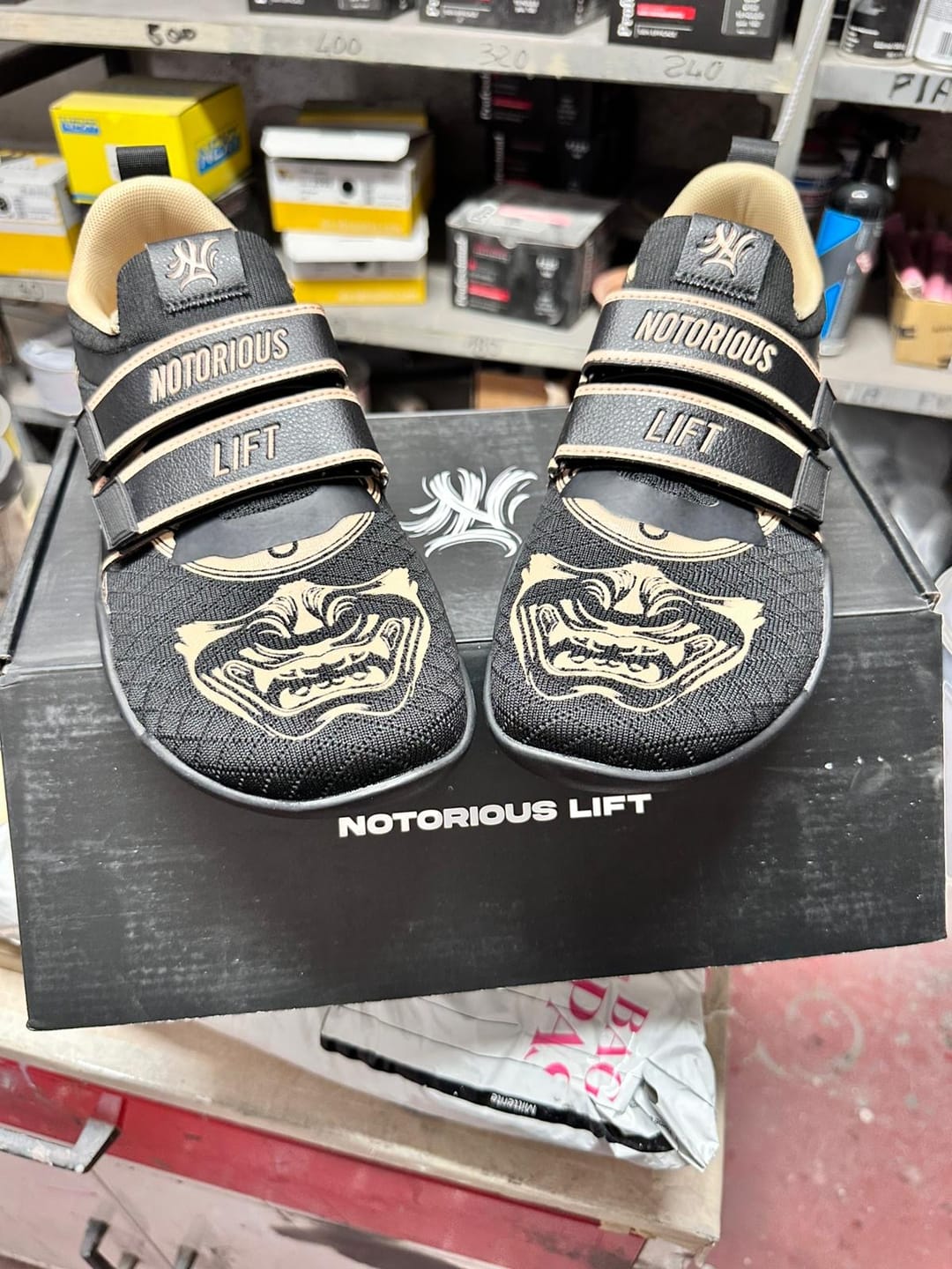 Customer photo review of Notorious Lift - Sumo Sole Gen 4, Bushido Gold