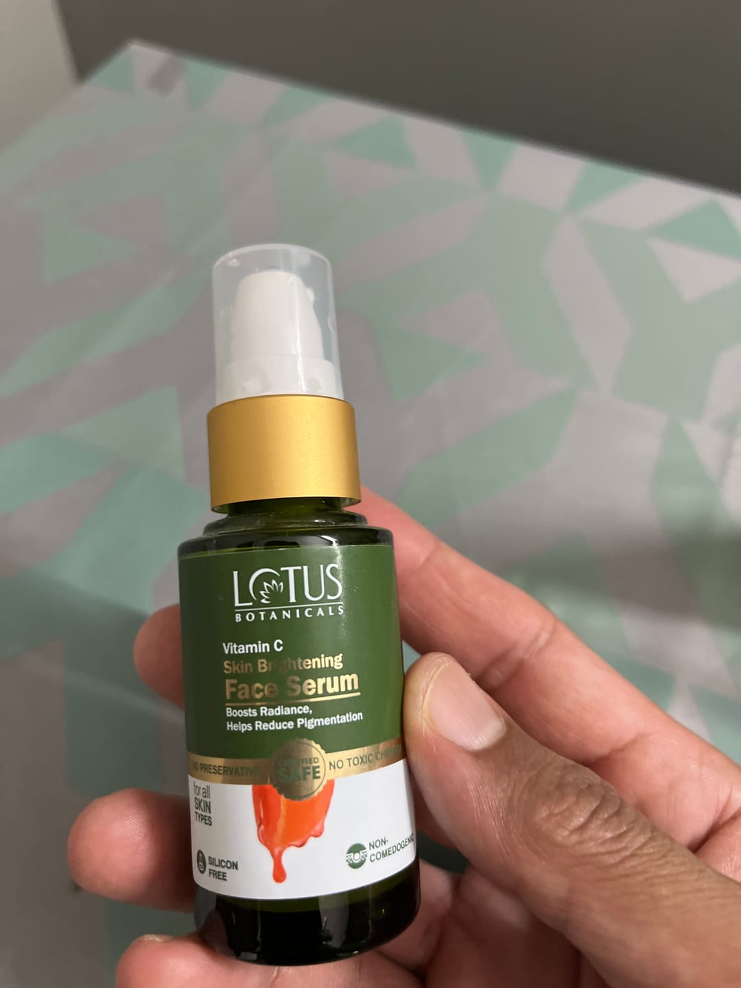 Customer photo review of GlycoBoost Radiant Skin Super Serum