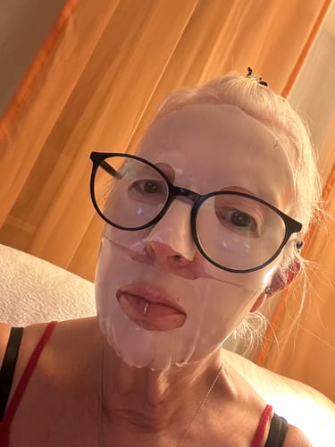Customer photo review of Bio-Kollagen Gesichtsmaske