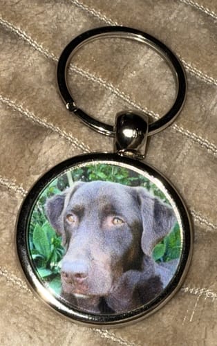 Customer photo review of Schlüsselanhänger-Bundle Rund 3x dein Foto für nur 19,90 €