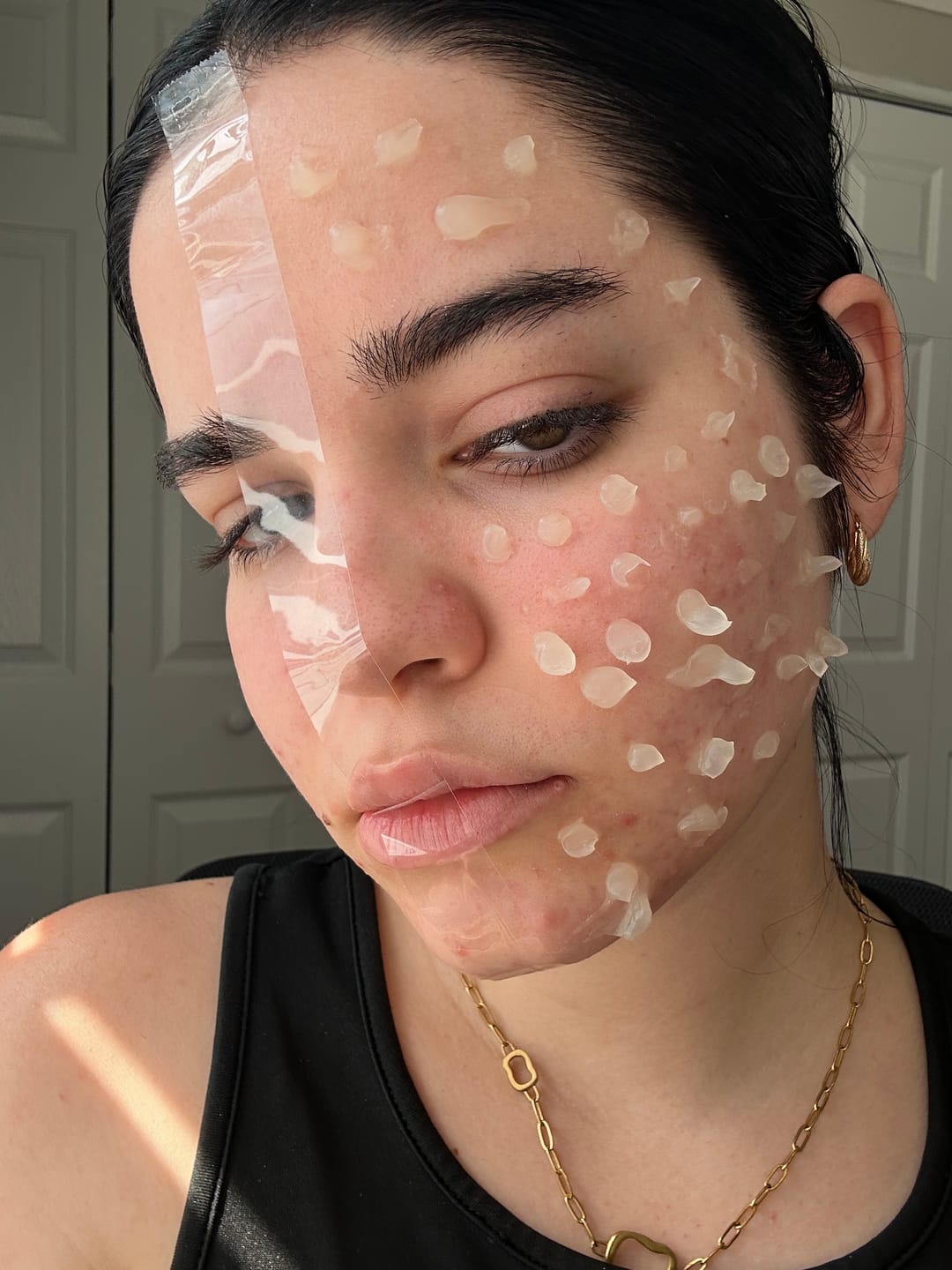 Customer photo review of Airy clear sunscreen gel Smoothing tube