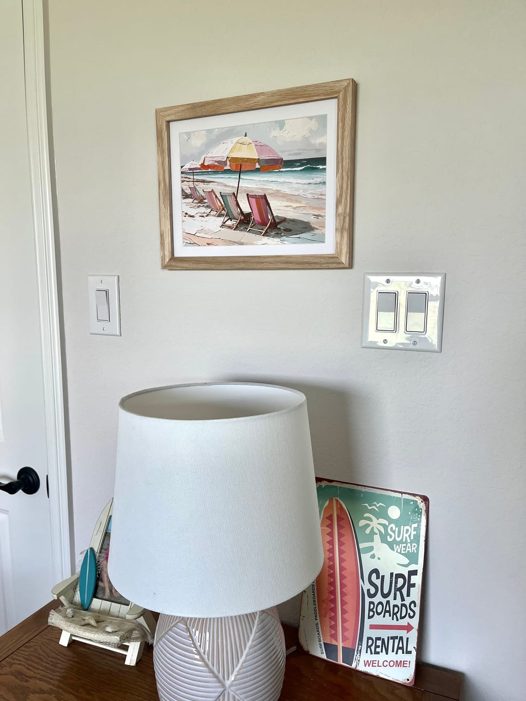 Customer photo review of Tropical Beach Print