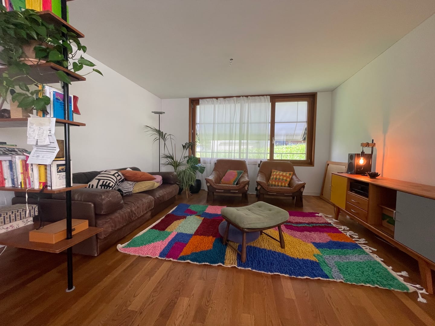 Customer photo review of Farhi - Colorful Boujad Moroccan Rug 5x8 - Soft Vibrant Patchwork Design | 5'25x8'23 Ft | 160x251 cm