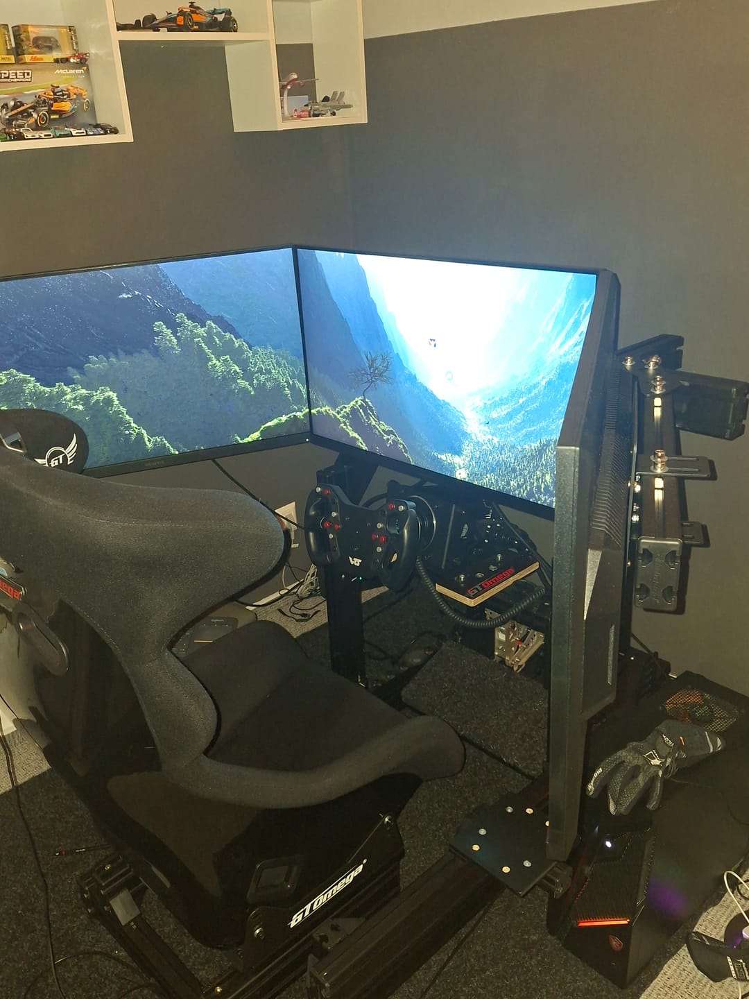Customer photo review of PRIME Integrated Monitor Mount