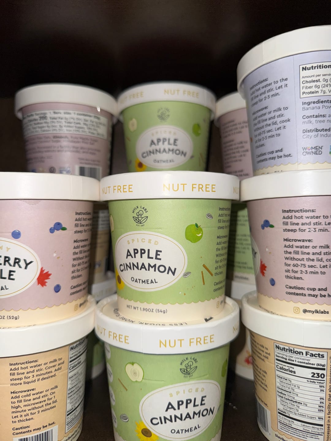 Customer photo review of Apple Cinnamon Oatmeal