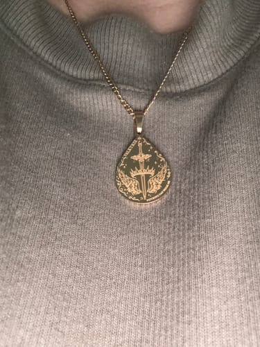 Customer photo review of Valkyrie Necklace