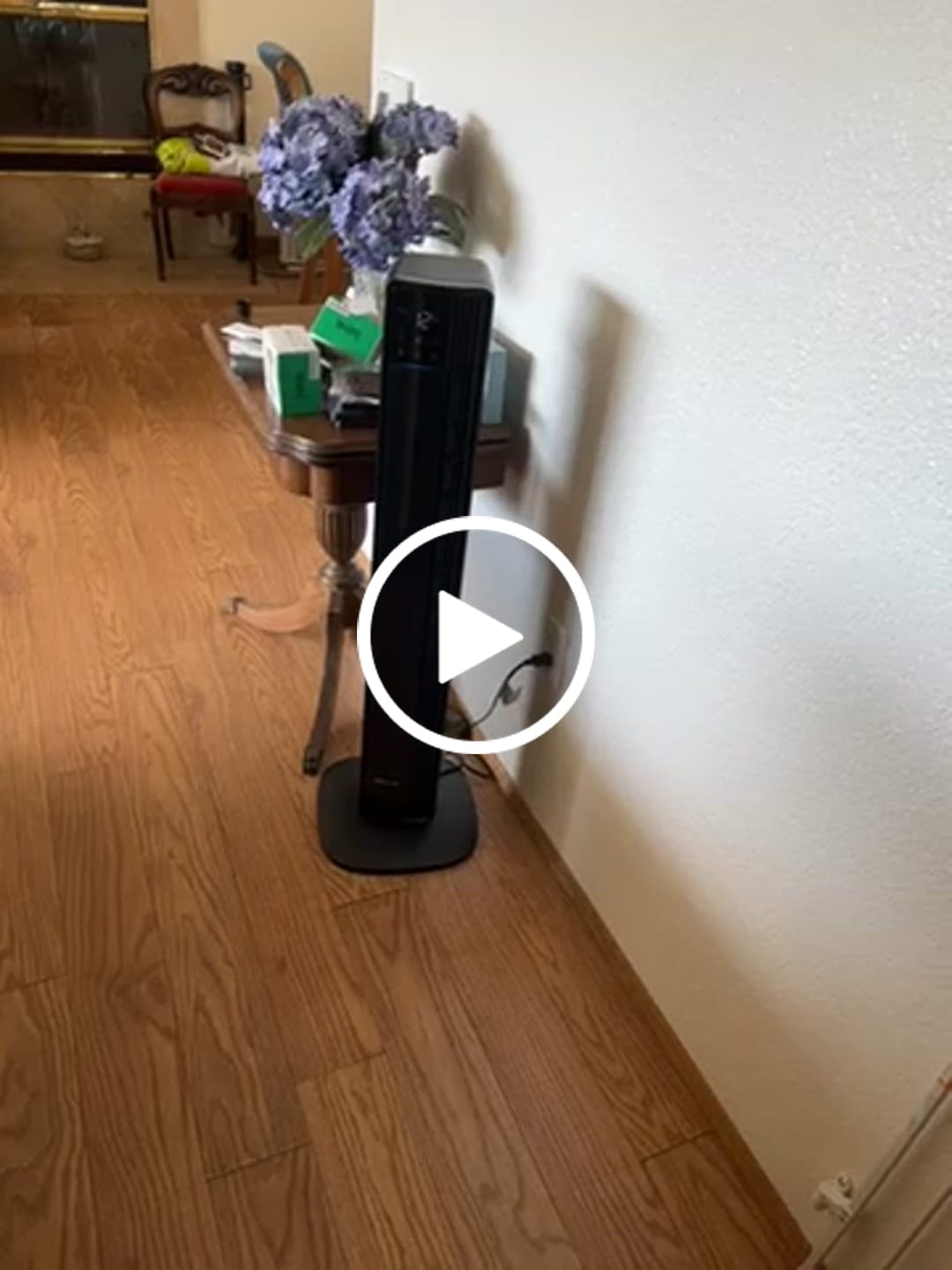 Customer video review of DELLA 42" Ultra Quiet Smart Tower Fan with Voice/APP/Remote Control