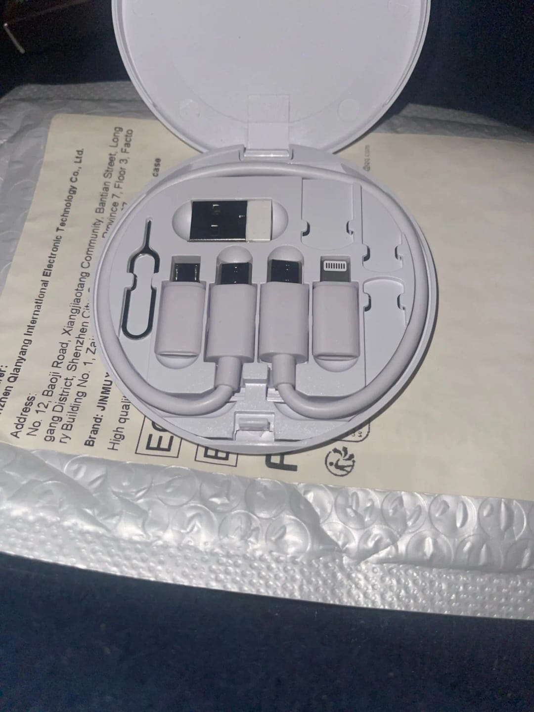 Customer photo review of TechMate (5 in 1 Charger, SIM Tool & Holder)