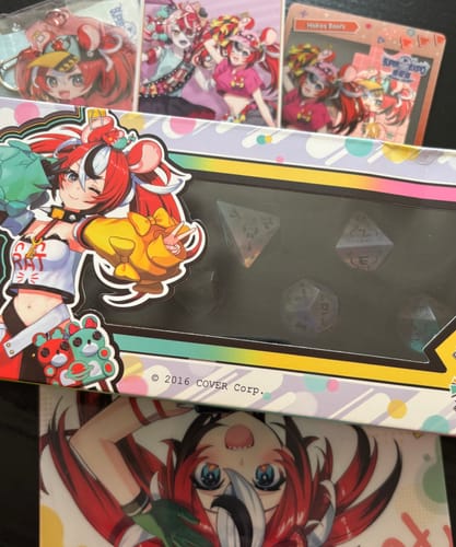 Customer photo review of PRE-ORDER | Baelz Dice Set | hololive x MMG Exclusive