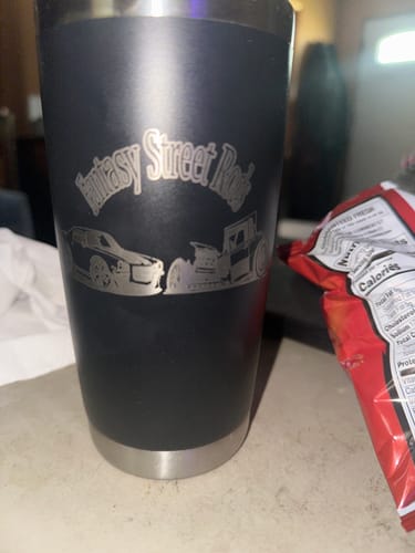 Customer photo review of (6 Pieces) Laser Engraved Tumbler | 20 oz