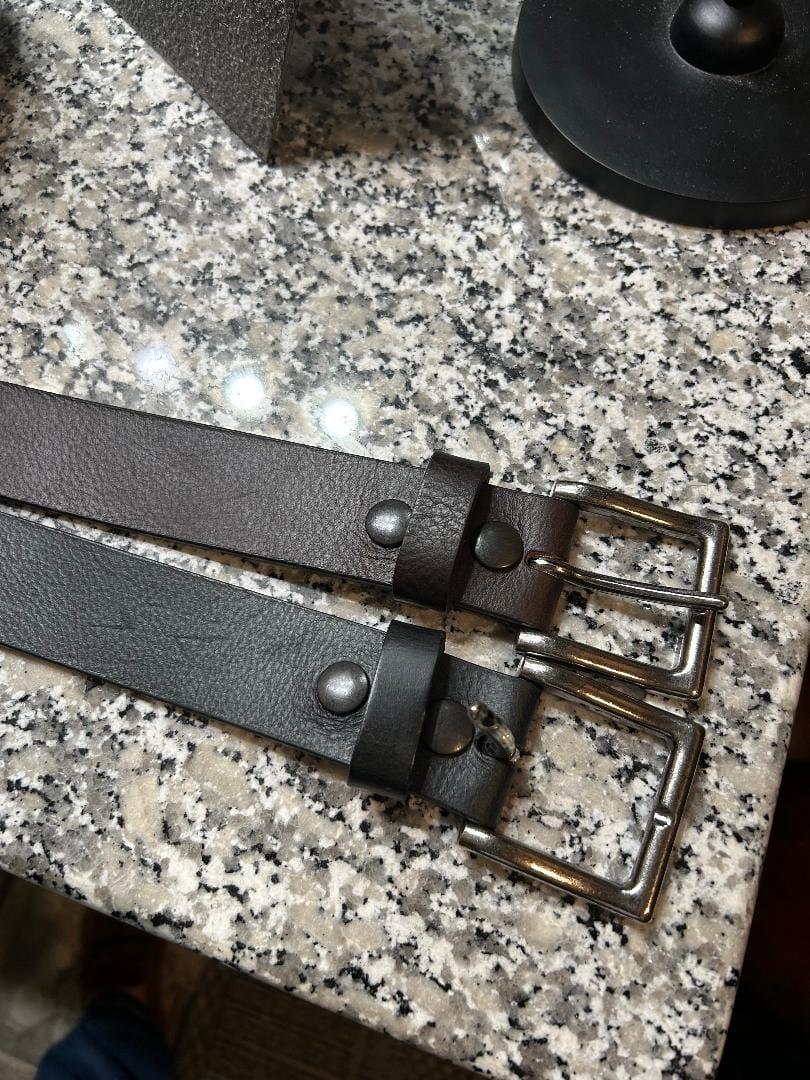 Customer photo review of The Long Haul Belt - Brown Classic 100% Full-Grain Leather Belt