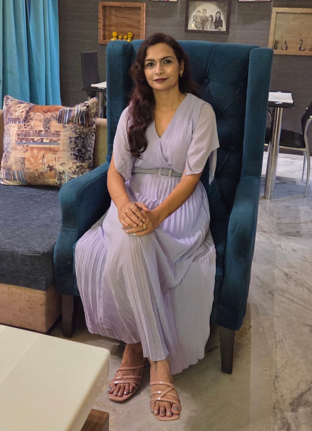 Customer photo review of Parota Statement Dress