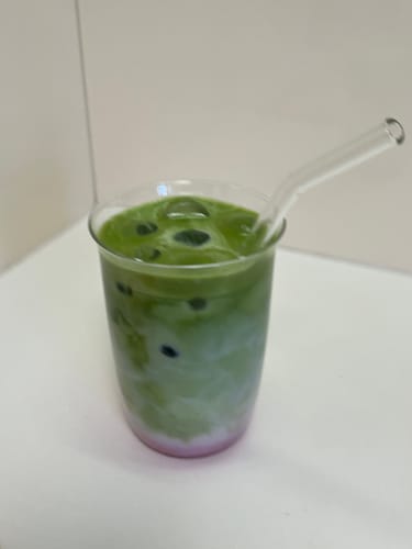 Customer photo review of Washimine Ceremonial Matcha Tea