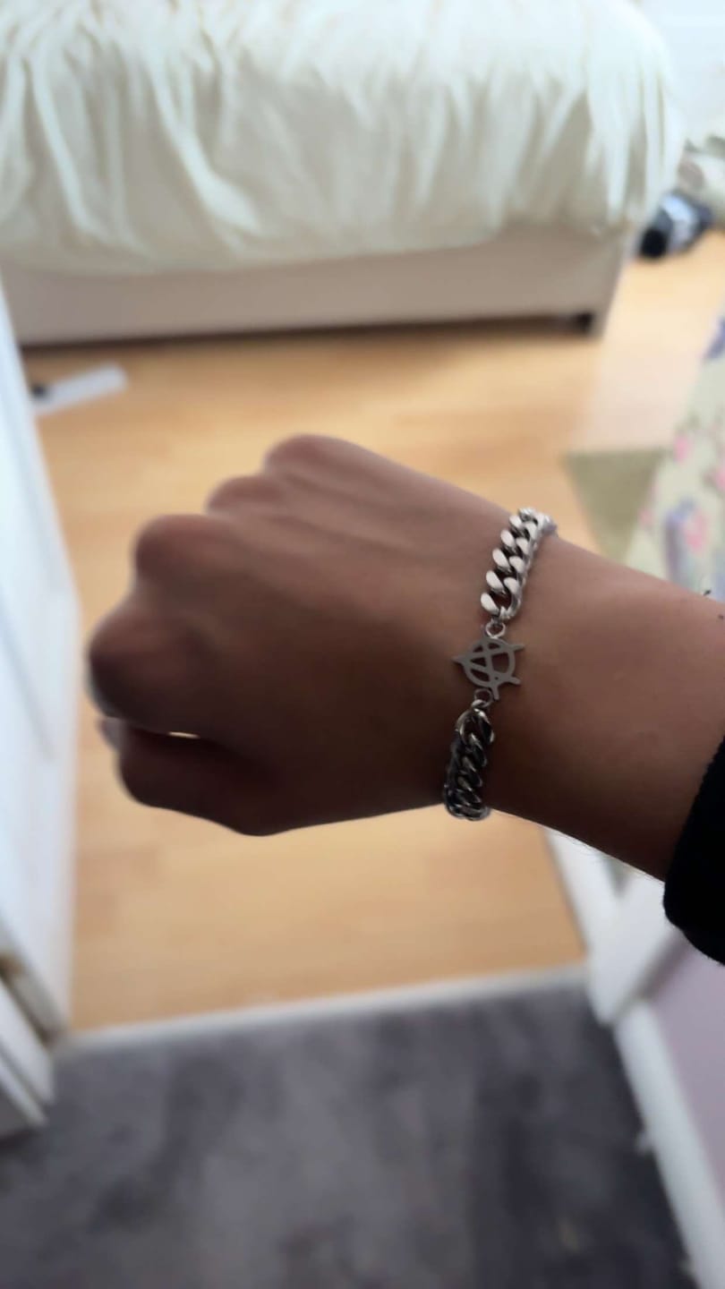 Customer photo review of ANARCHY CUBAN BRACELET