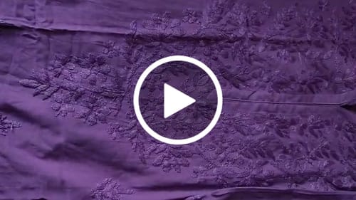 Customer video review of Amirah Deep Purple Long Rayon Kurta