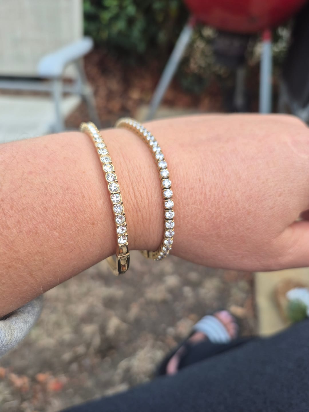 Customer photo review of Classic Tennis Bangle