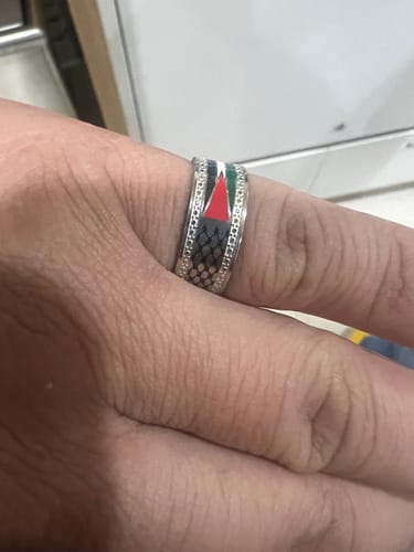 Customer photo review of Palestine Heritage Ring