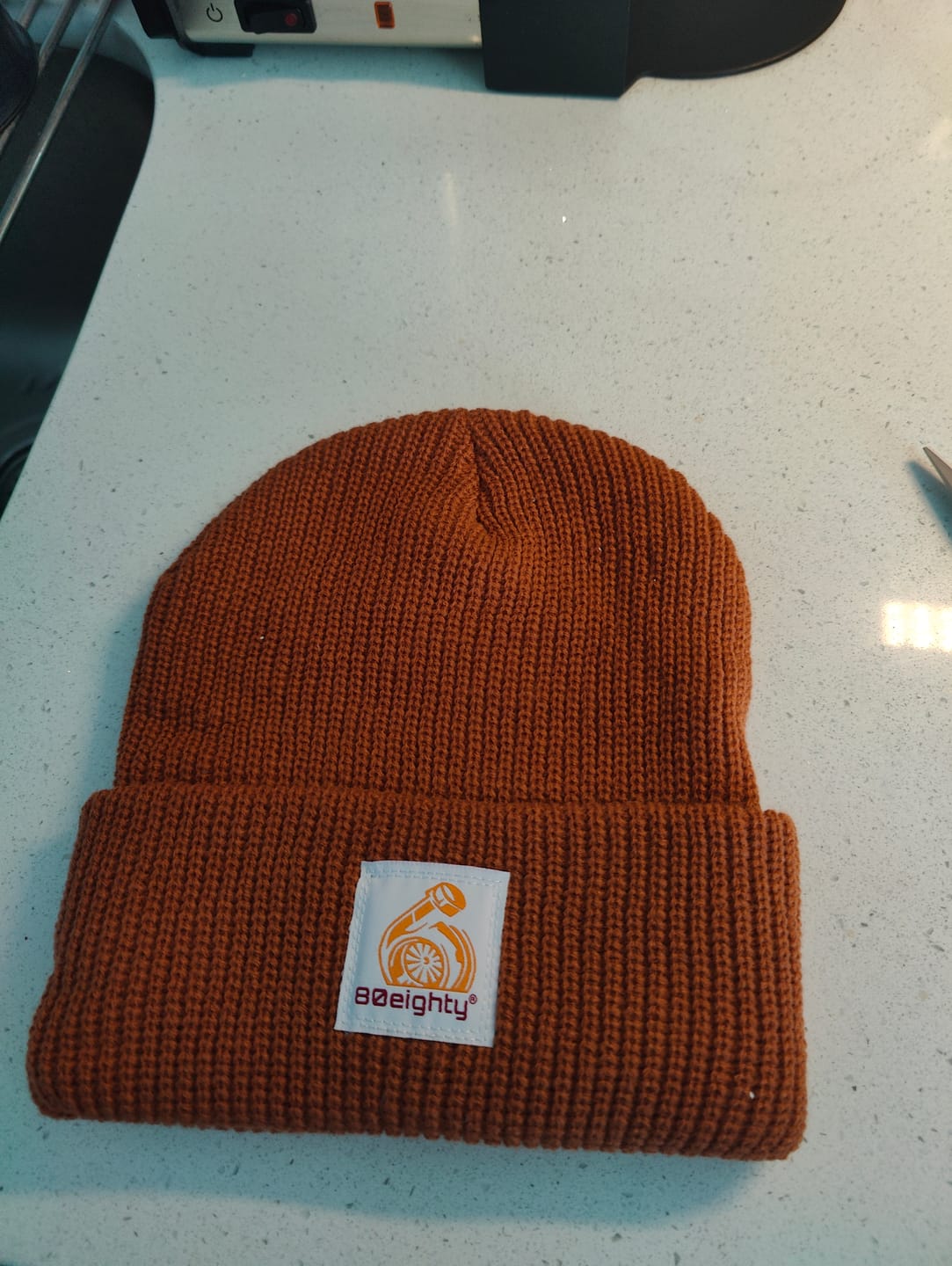 Customer photo review of 80eighty® HeartCars Beanie