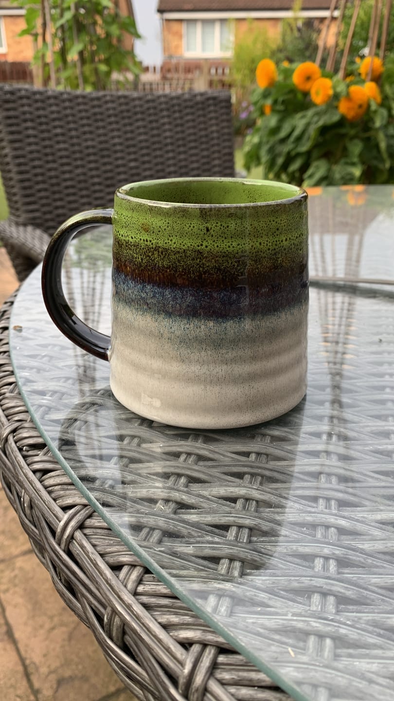 Customer photo review of Belleek Living Aura Mug Set of 4