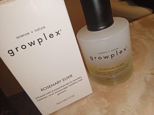 Customer photo review of Rosemary Elixir - 100% Natural Hair Loss Solution