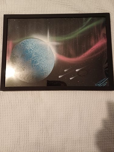 Customer photo review of CUSTOM Planet & Space Scene A3 - Standard Colours