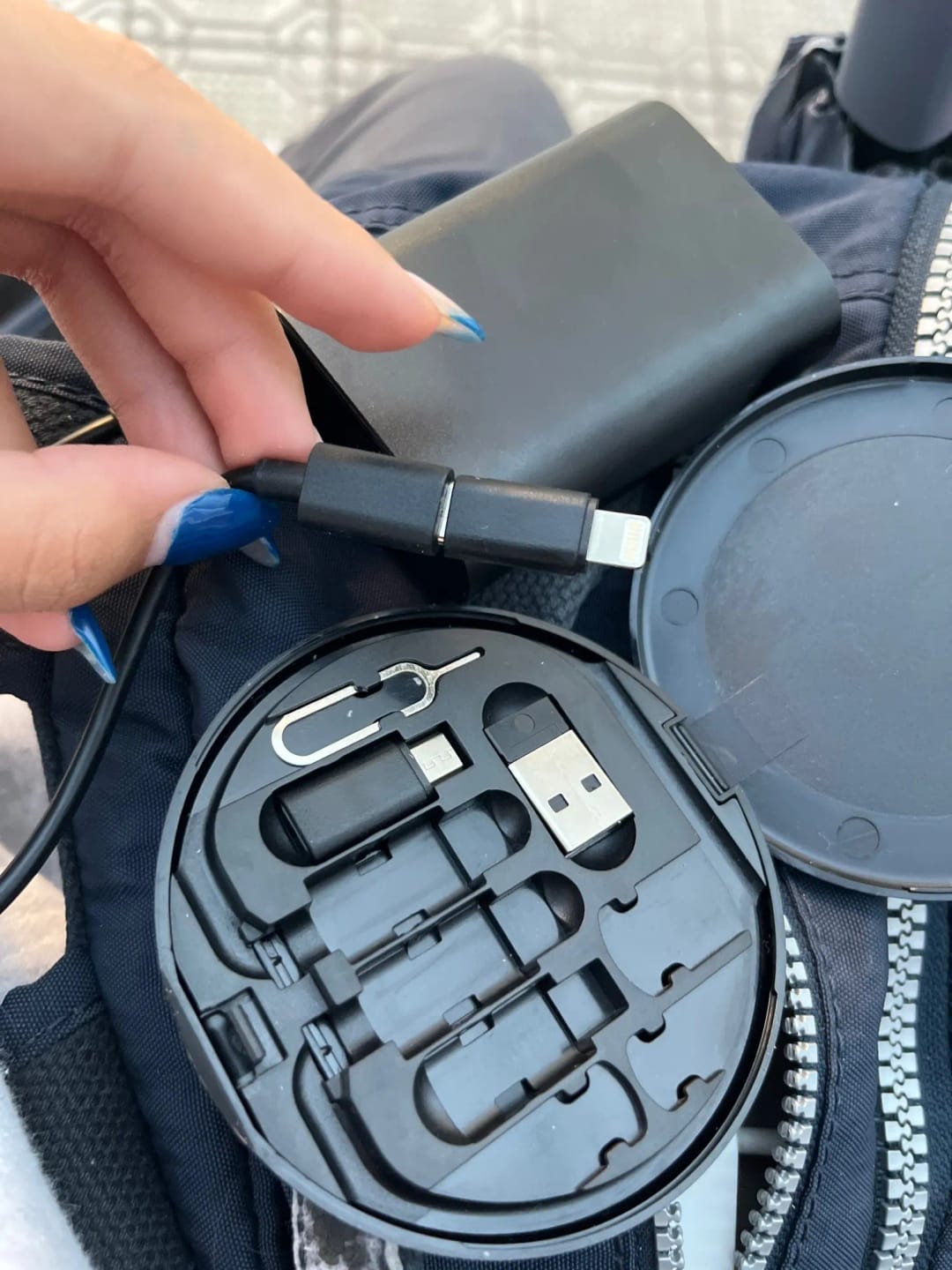 Customer photo review of TechMate (5 in 1 Charger, SIM Tool & Holder)