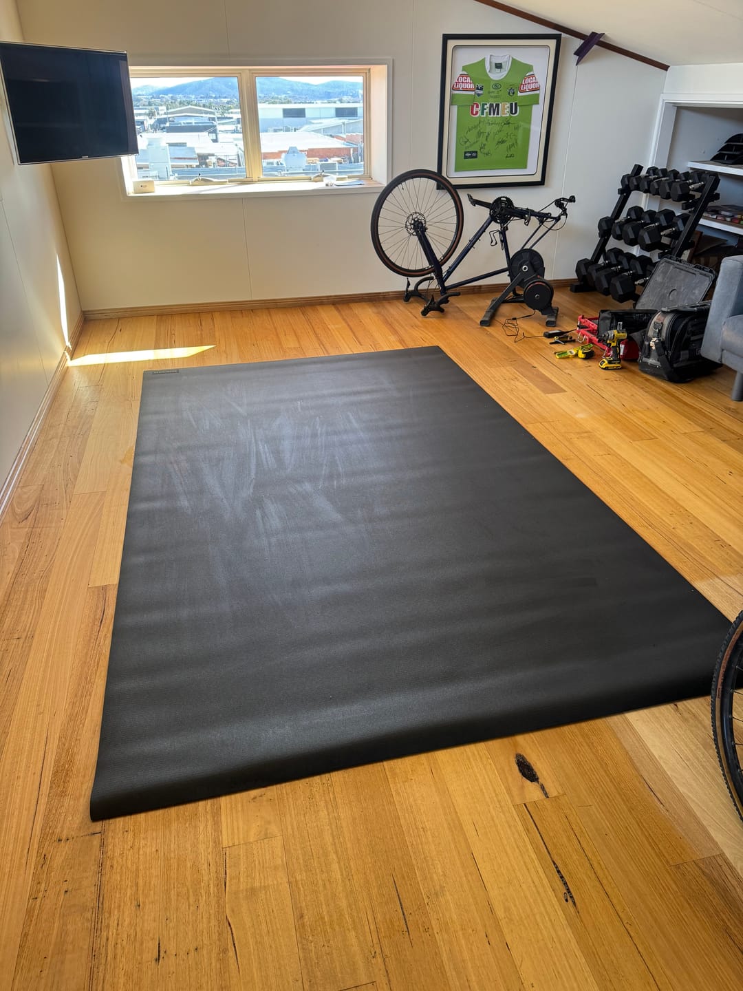 Customer photo review of Miramat® Tera - 305cm x 183cm - Supersized Large Exercise Mat - In Stock
