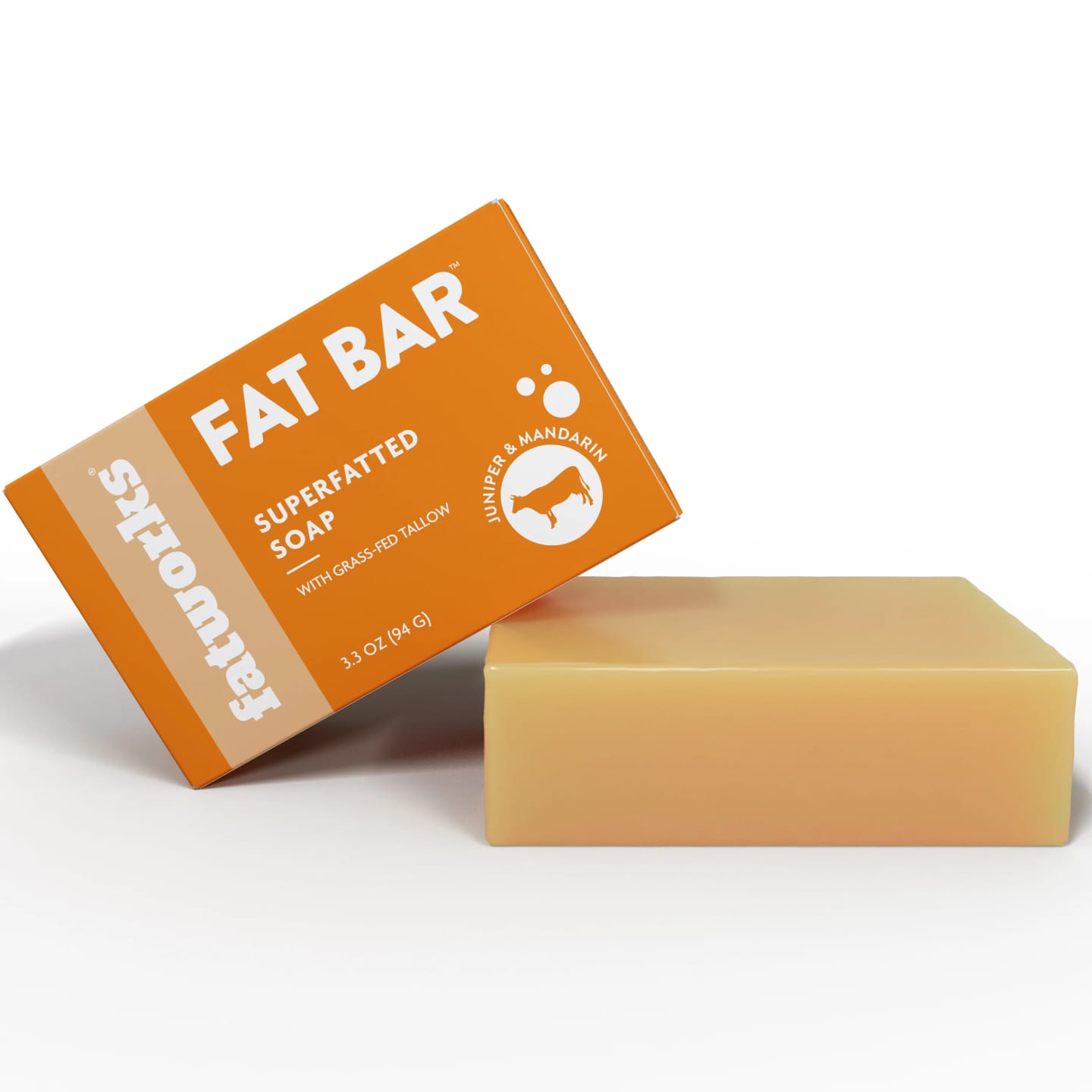 Customer photo review of FATBAR™ Juniper&Citrus (4.25 oz) - Grass-Fed Tallow Soap Bar