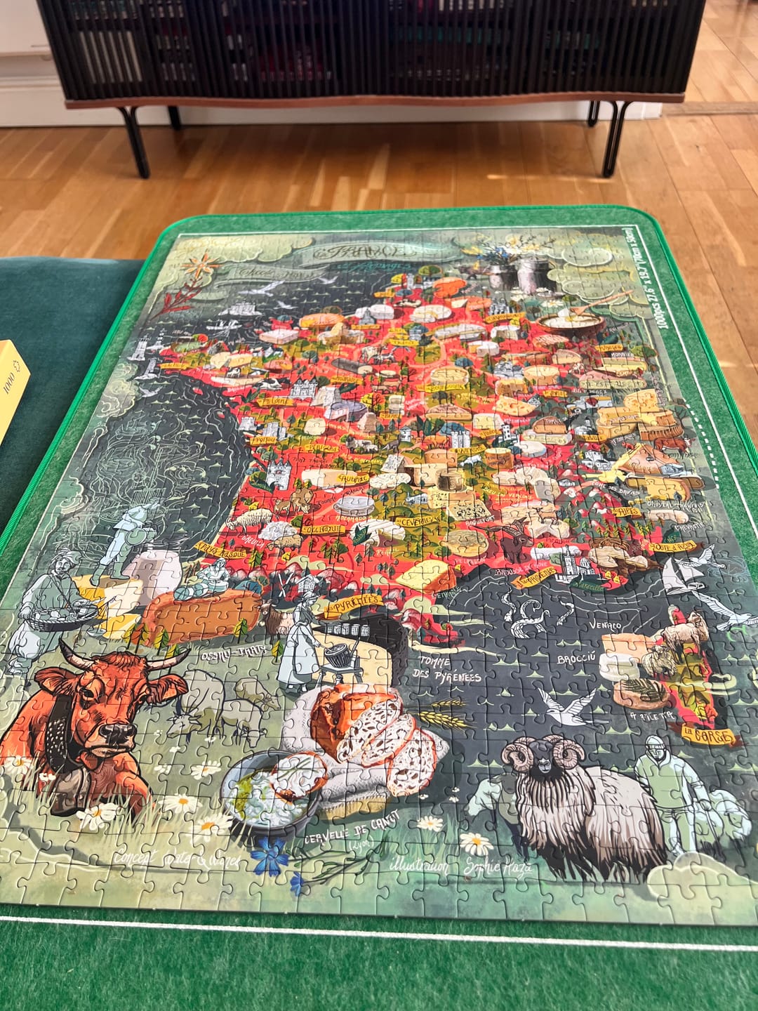 Customer photo review of Cheese Puzzle - France
