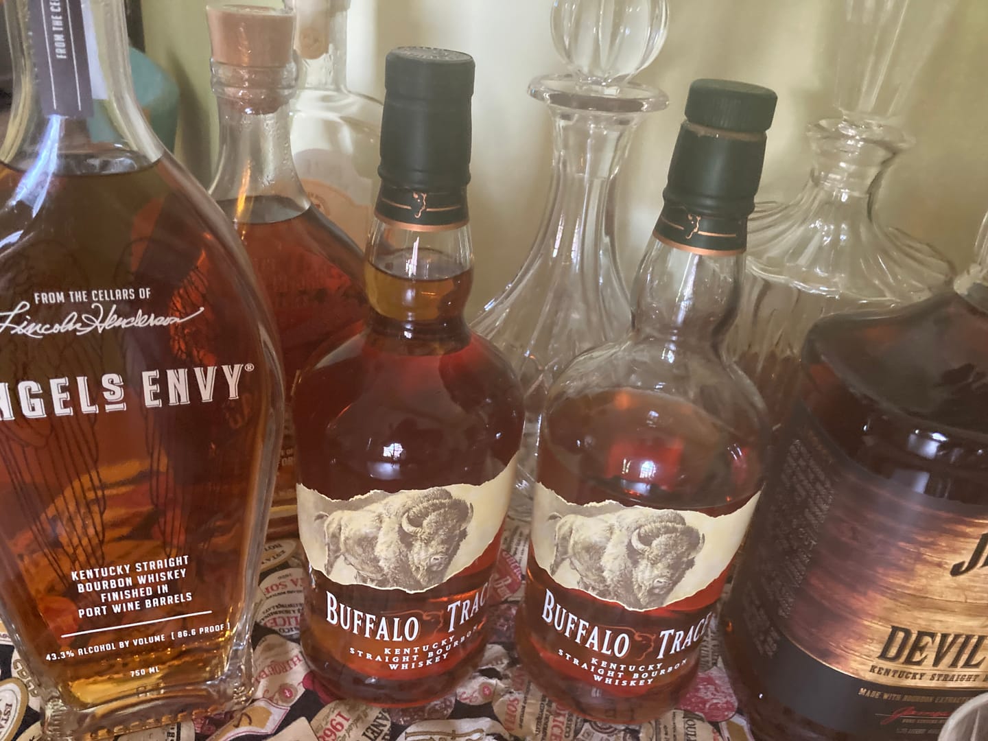 Customer photo review of Buffalo Trace Kentucky Straight Bourbon Whiskey 3 Bottles Bundle