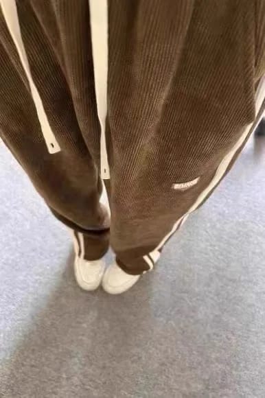 Customer photo review of Corduroy Joggers Men