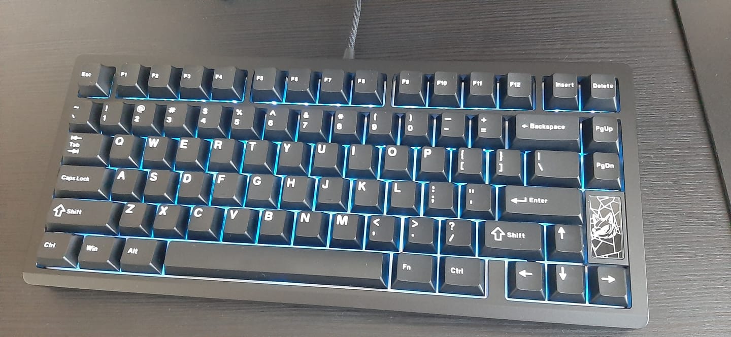Customer photo review of Chilkey Slice75 HE Alüminyum Klavye (Manyetik Switch / HE)