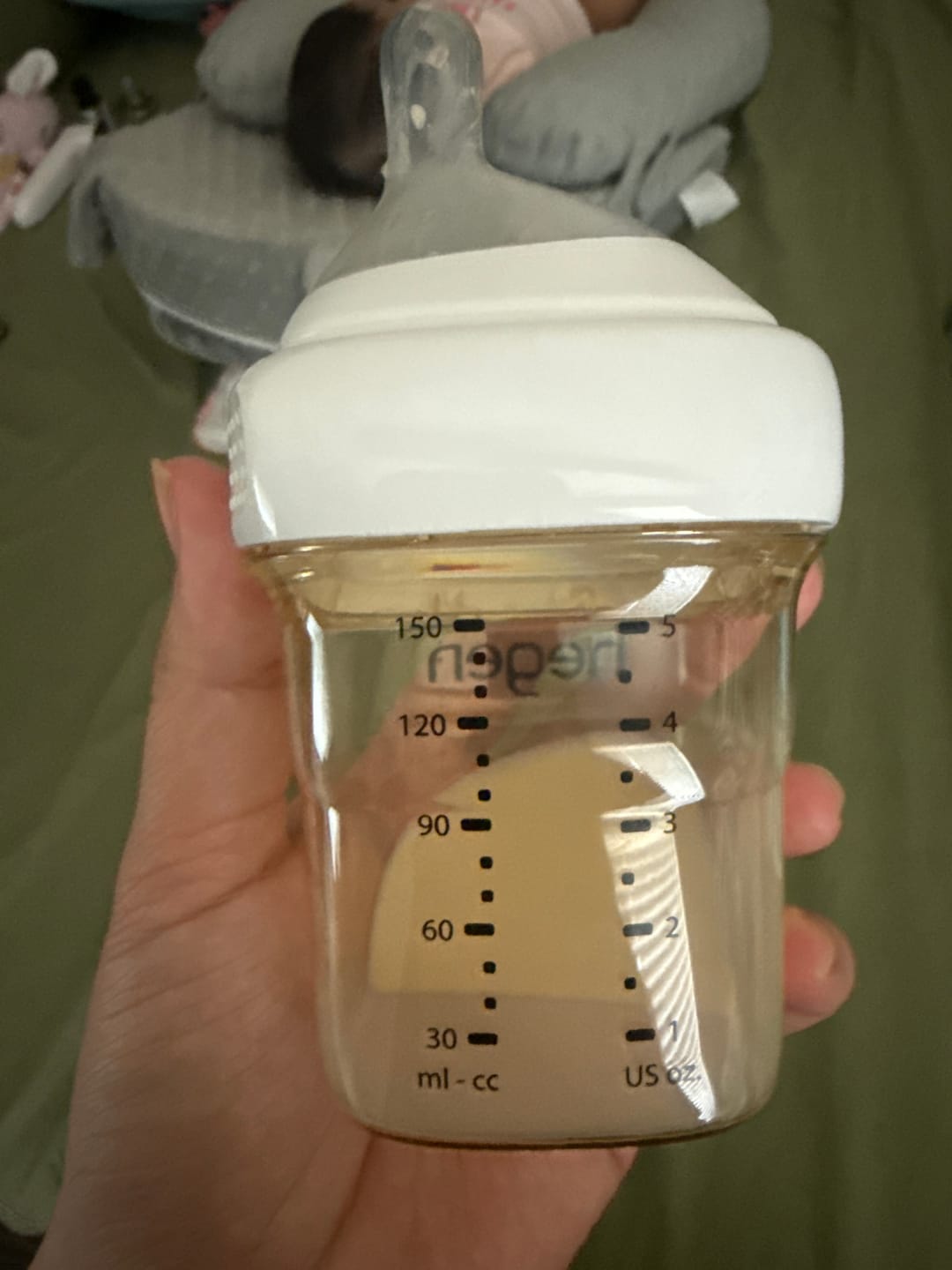 Customer photo review of Hegen Nipple Slow Flow, 2-Pack (1 to 3 months)