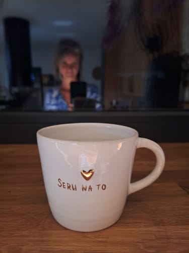 Customer photo review of Hrnek s nápisem Seru na to