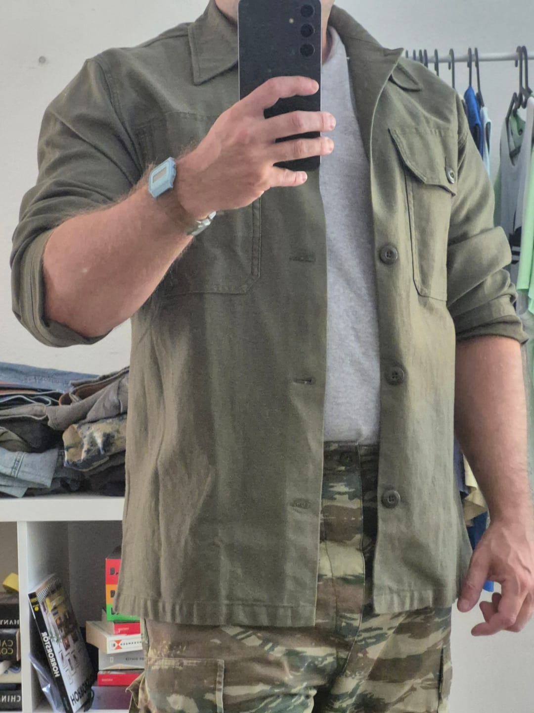 Customer photo review of 1963 US Army OG-107 Fatigue Utility Shirt