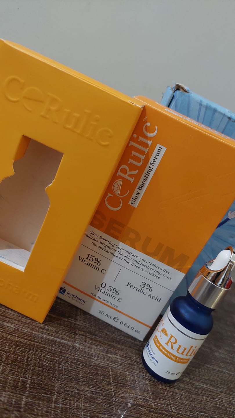 Customer photo review of Cerulic Glow Boosting Serum