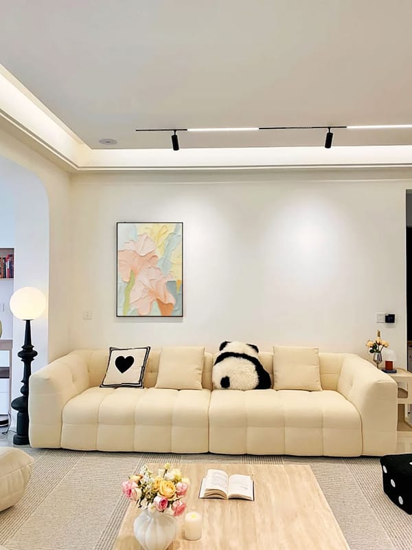 Customer photo review of Colorful Flower Textured Painting Canvas #FP041