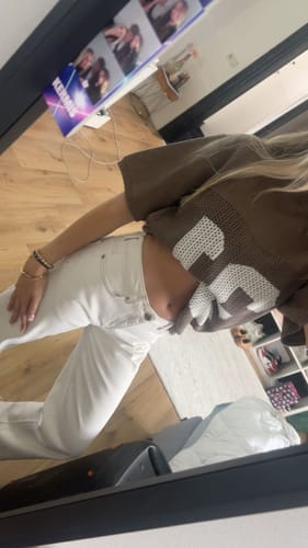 Customer photo review of KNIT JERSEY TAUPE
