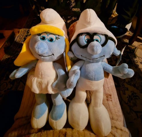 Customer photo review of Peluche Pitufo Filósofo - Los Pitufos