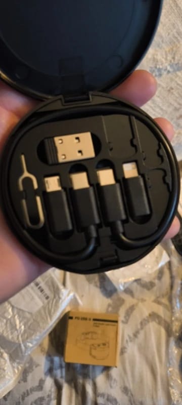 Customer photo review of TechMate (5 in 1 Charger, SIM Tool & Holder)