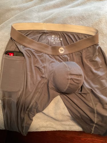 Customer photo review of Modal 28in Leggings Leggings No Fly 1pk Gray